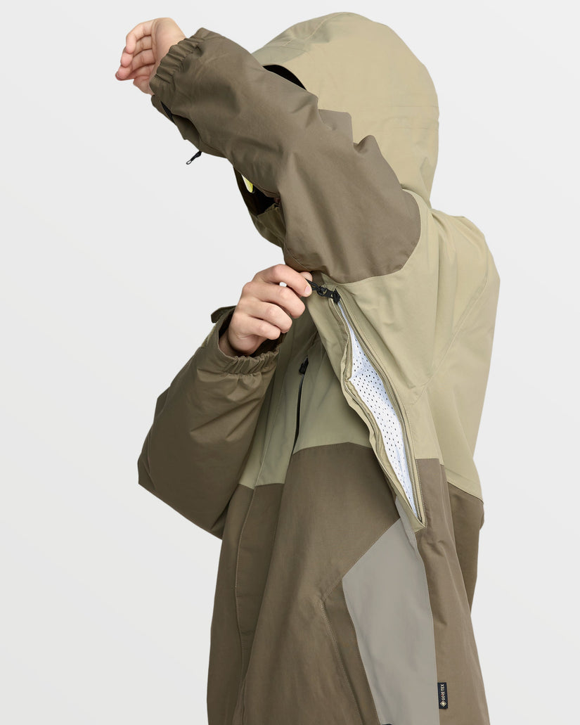 L Insulated Gore-Tex Jacke - Moss Green