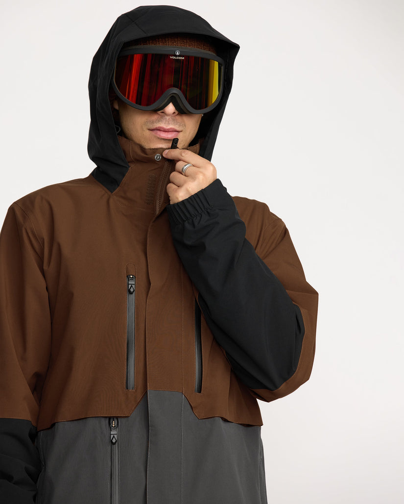 Rnge Stretch 30K Jacke - Brown