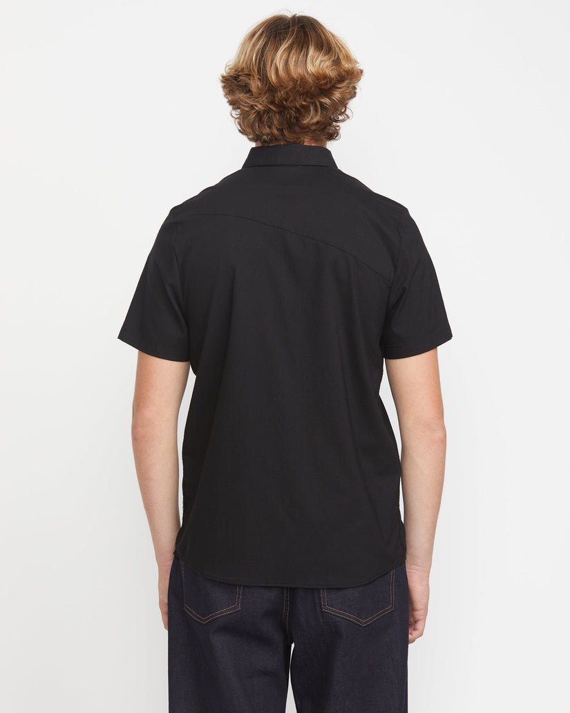 Everett Oxford Shirt - NEW BLACK