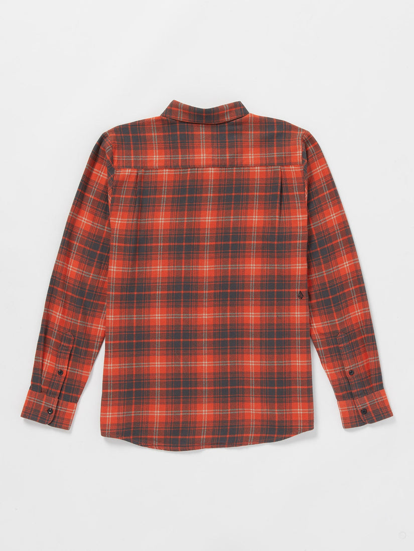 Caden Plaid Hemd - Bright Red