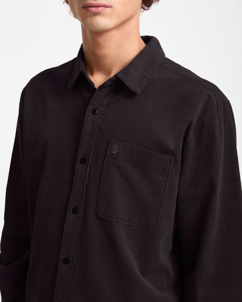 Zander Hemd - Asphalt Black