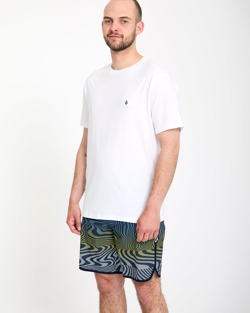 Encounter Scallop Mod 19" Boardshort - Blueberry