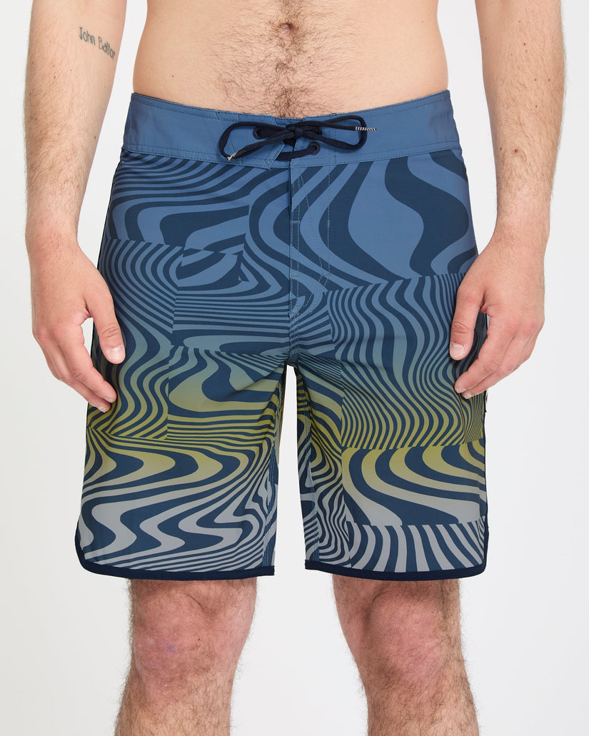 Encounter Scallop Mod 19" Boardshort - Blueberry
