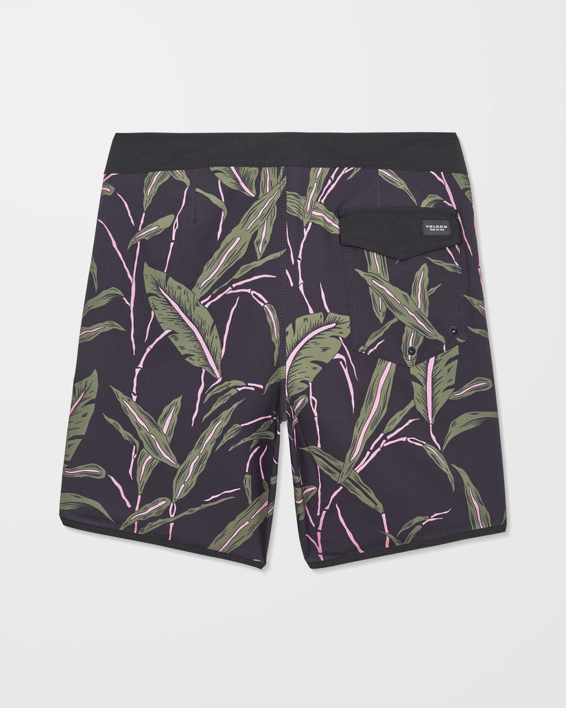 Encounter Scallop Mod 19" Boardshort - Black