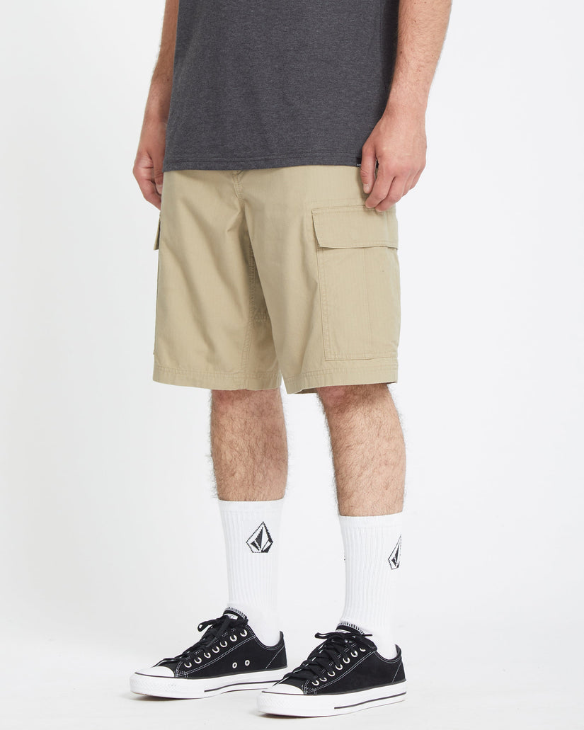 Strange Tripper Cargo 22" Shorts - KHAKI