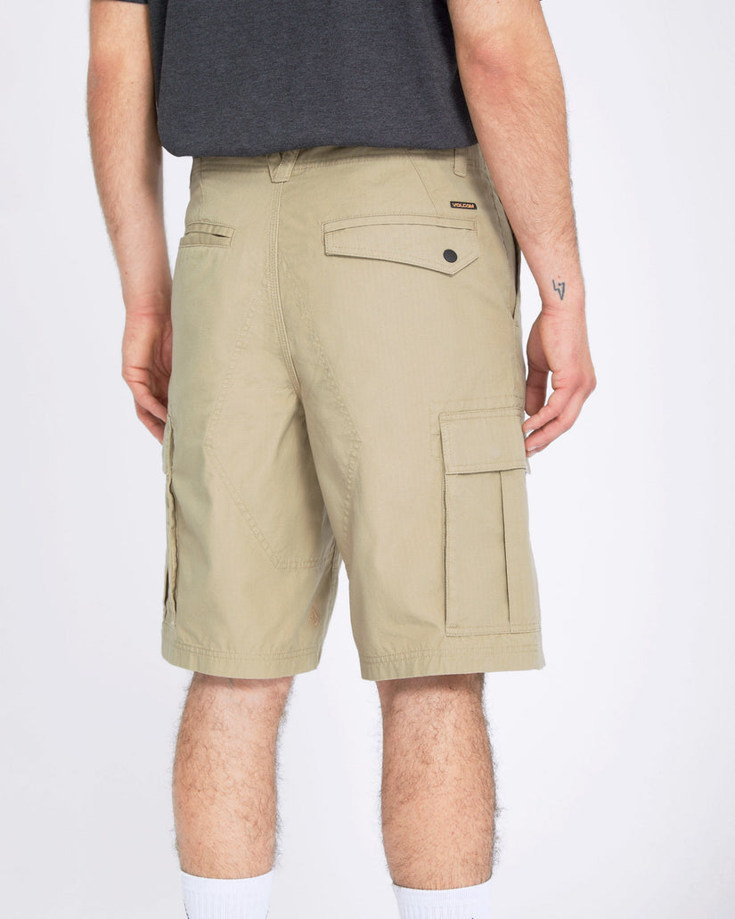 Strange Tripper Cargo 22" Shorts - KHAKI