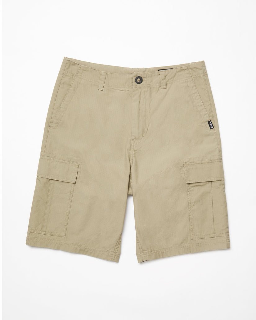 Strange Tripper Cargo 22" Shorts - KHAKI