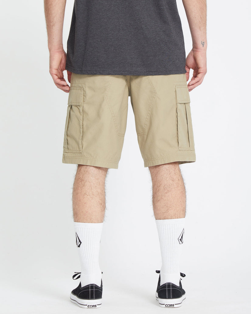 Strange Tripper Cargo 22" Shorts - KHAKI