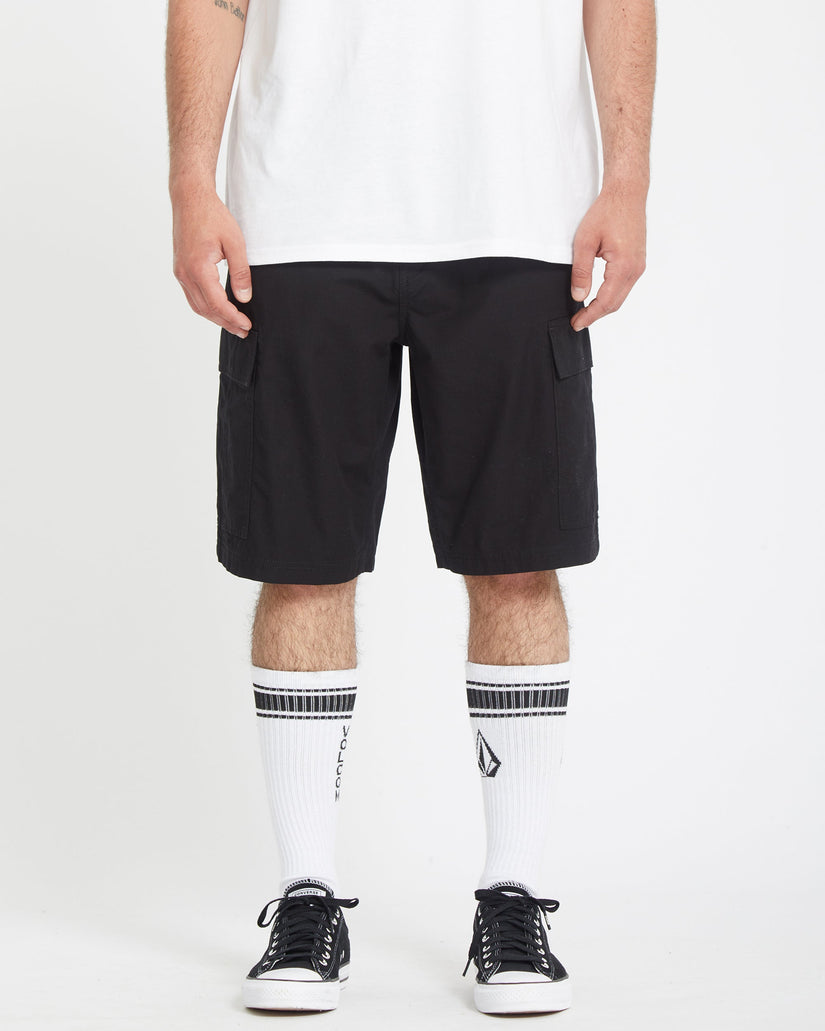 Strange Tripper 22" Cargo Short - Black