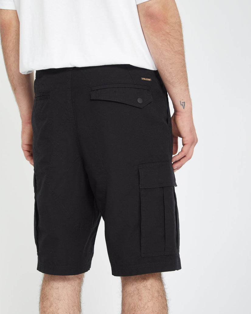 Strange Tripper 22" Cargo Short - Black