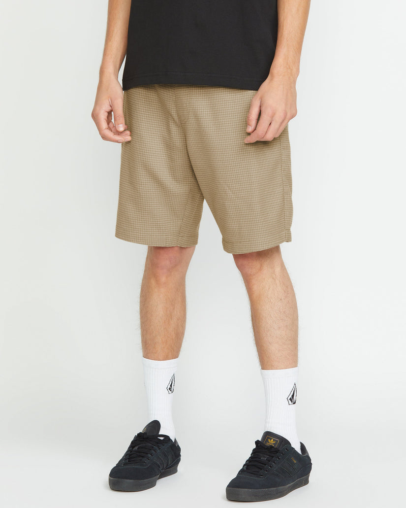 Frickin Elasticated Waist 19" Shorts - LIGHT KHAKI