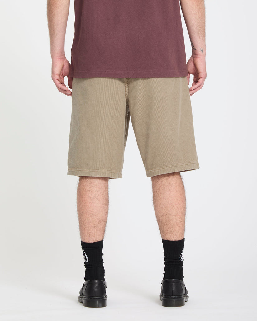 Freazy Loose 22" Elasticated Waist Short - Light Khaki