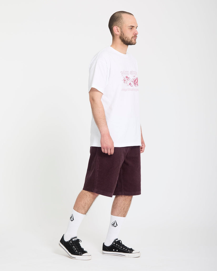 Freazy Loose 22" Elasticated Waist Short - Pistol Punch