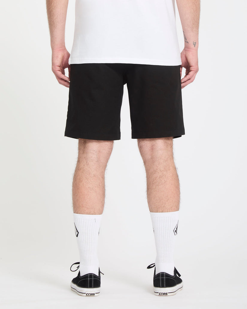 Frickin II 19" Elasticated Waist Short - Black