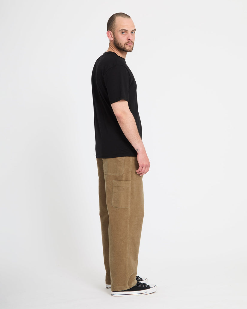 Kraftsman Corduroy Trousers - Dark Khaki