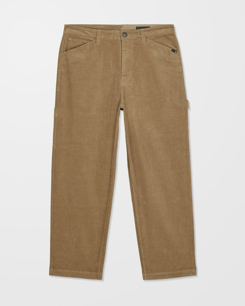 Kraftsman Corduroy Trousers - Dark Khaki