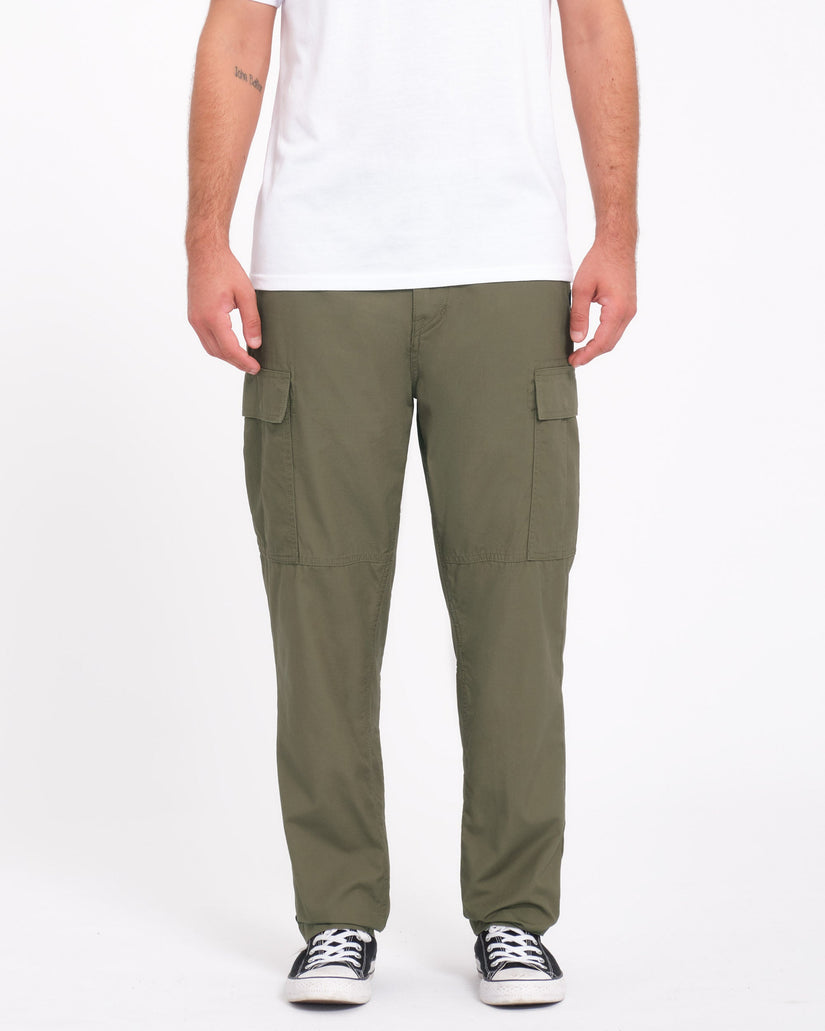 Strange Tripper Tapered Cargohose - Wintermoss