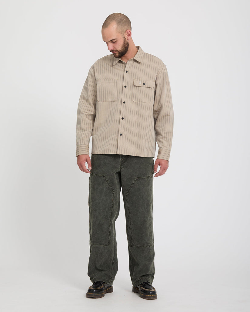 Work Carpenter Trousers - Rinsed Black