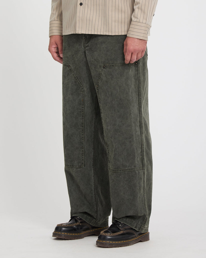 Work Carpenter Trousers - Rinsed Black
