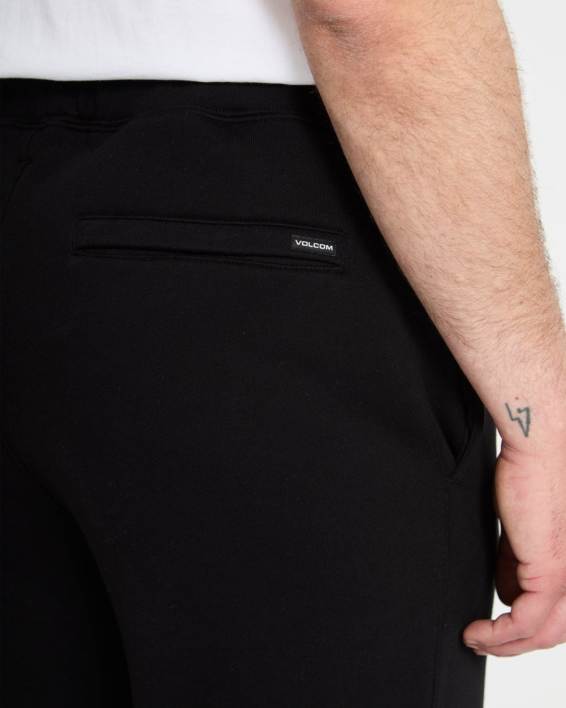 Single Stone Fleece Jogger - Black