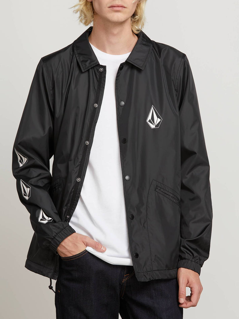 Brews Coach Jacket  - Black Print
