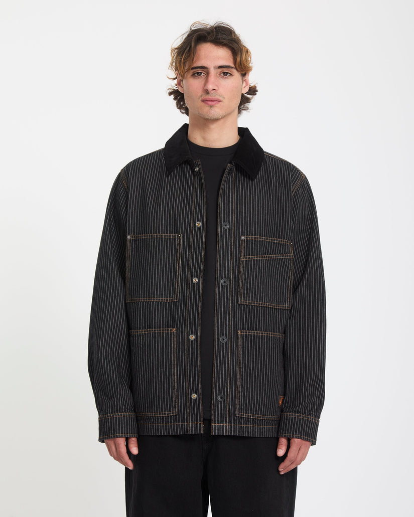 Work Dialed Jacket - Black Stripe