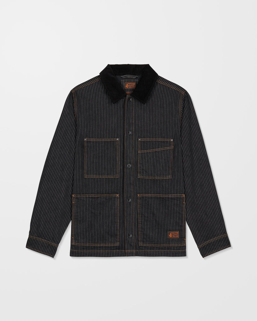 Work Dialed Jacket - Black Stripe