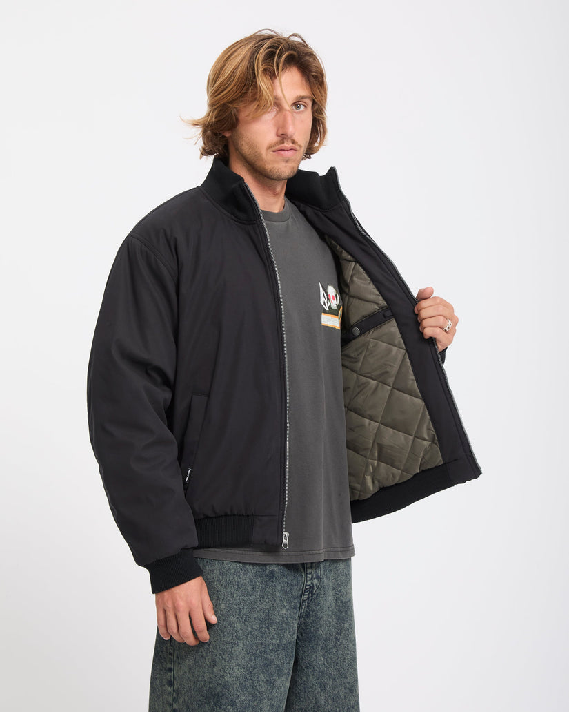 Damerman Bomber Jacket - Black