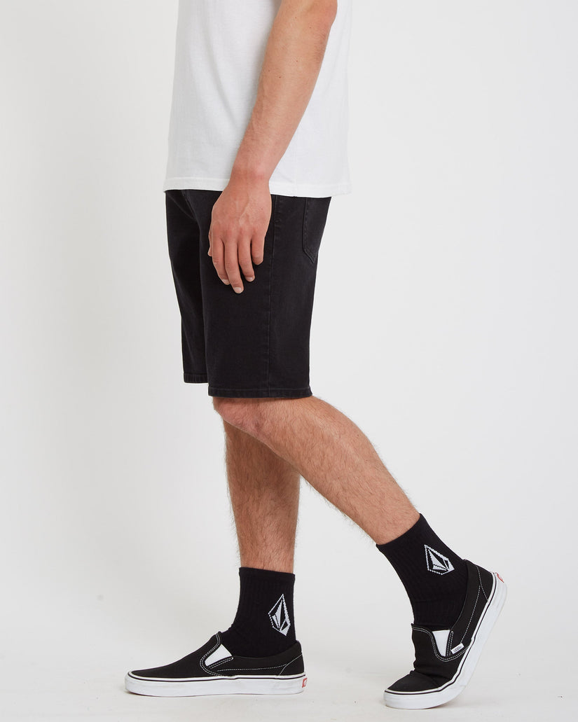 Solver Denim Shorts - BLACK OUT