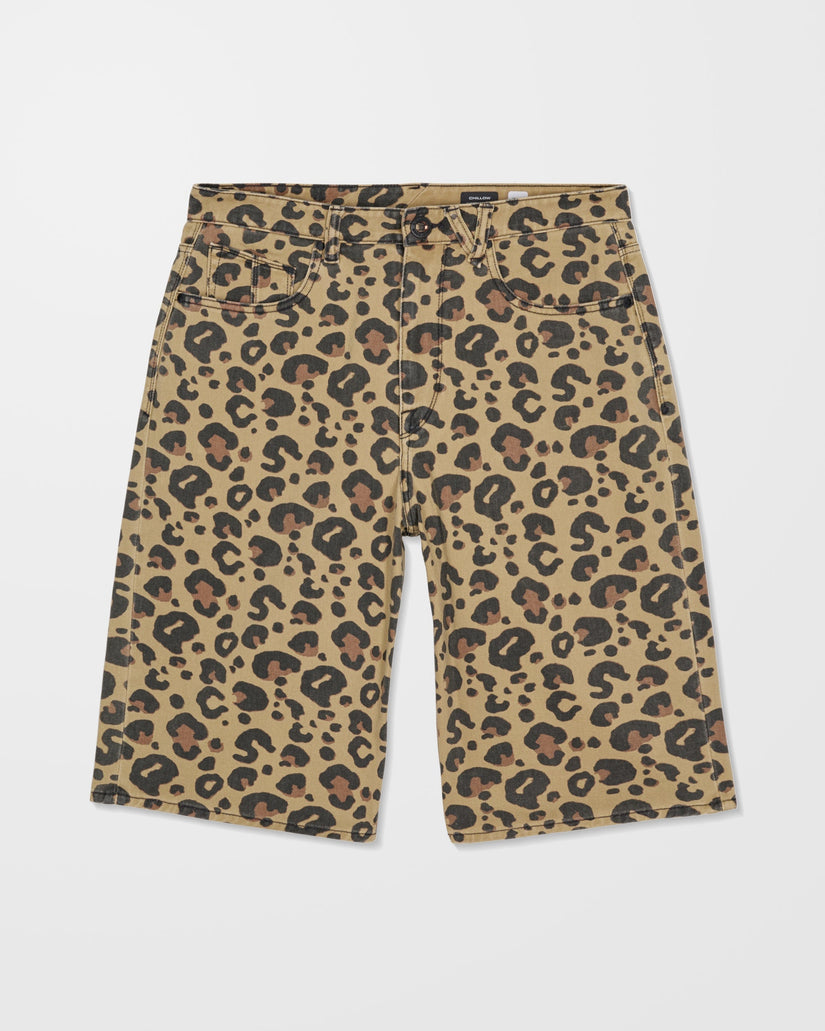 Chillow 24" Denim Short - Cheetah
