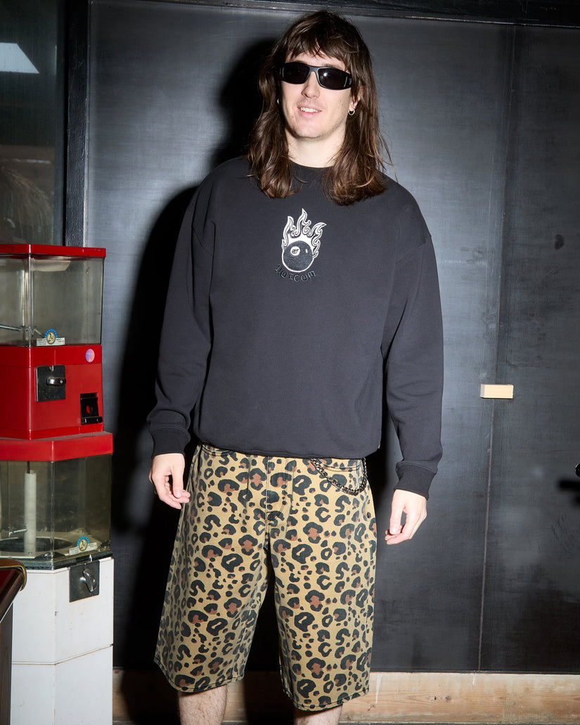 Chillow 24" Denim Short - Cheetah