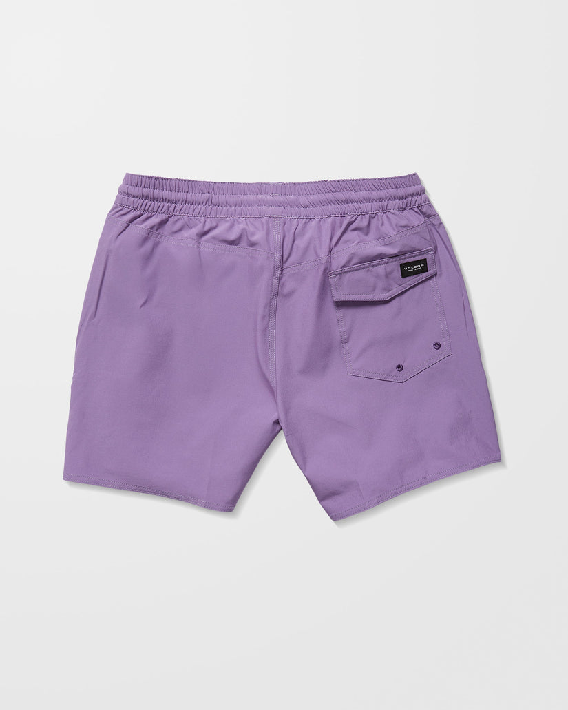 Lido Solid Trunk 16" Boardshort - Violet