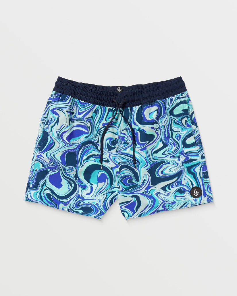 Boardshort Lido Print Trunk 16" - NAVY
