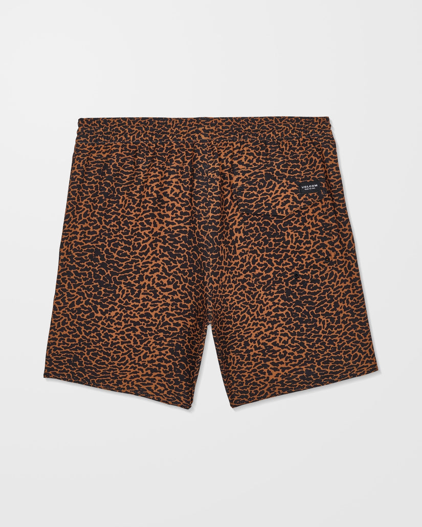 Melange Trunk 17" Boardshort - Brown Horn