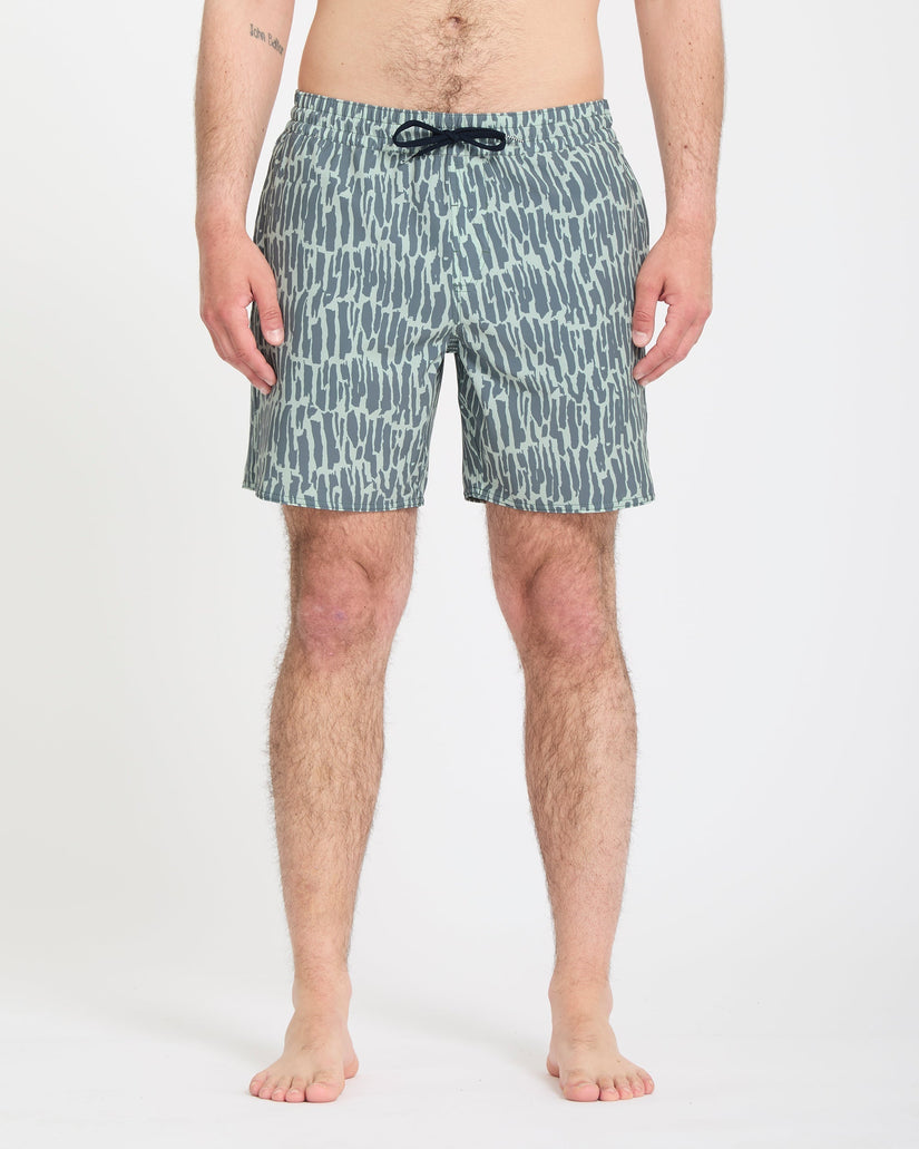 Melange Trunk 17" Boardshort - Tradewinds