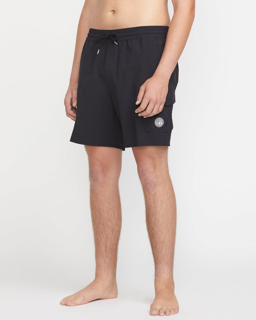 Boardshort Truly Liberators 17" - BLACK