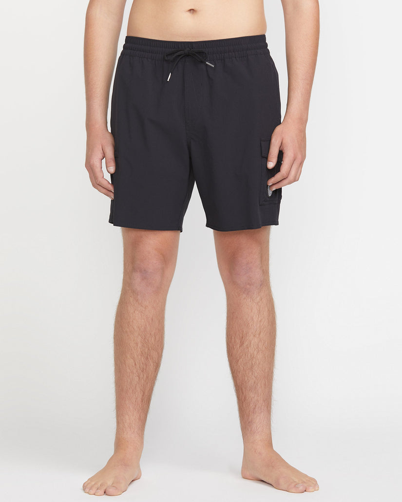 Boardshort Truly Liberators 17" - BLACK