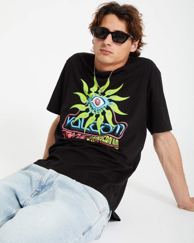 T-shirt Realityfab - BLACK