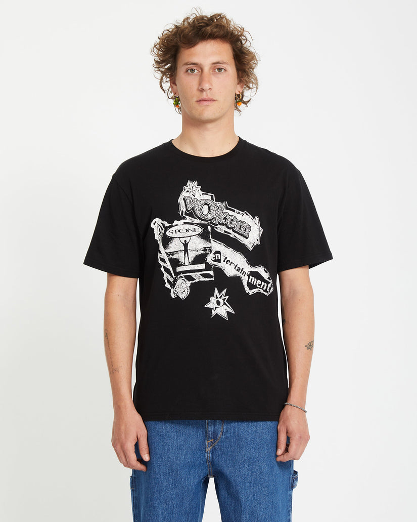 T-shirt V Ent - BLACK