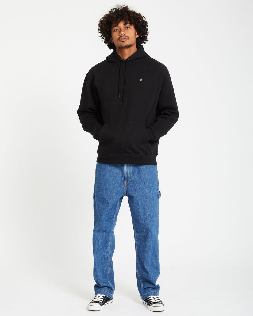 Single Stone Kapuzenpullover - Black