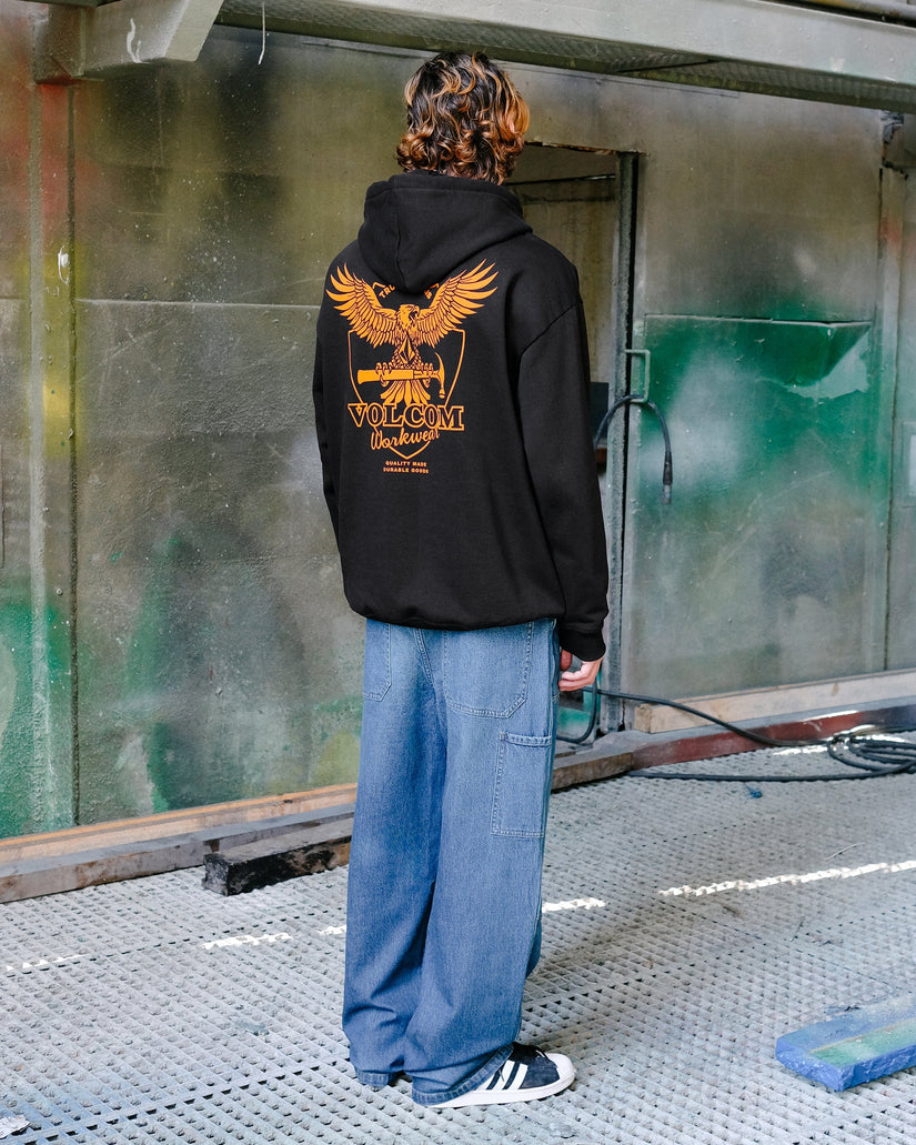 Hammered Hoodie - Black