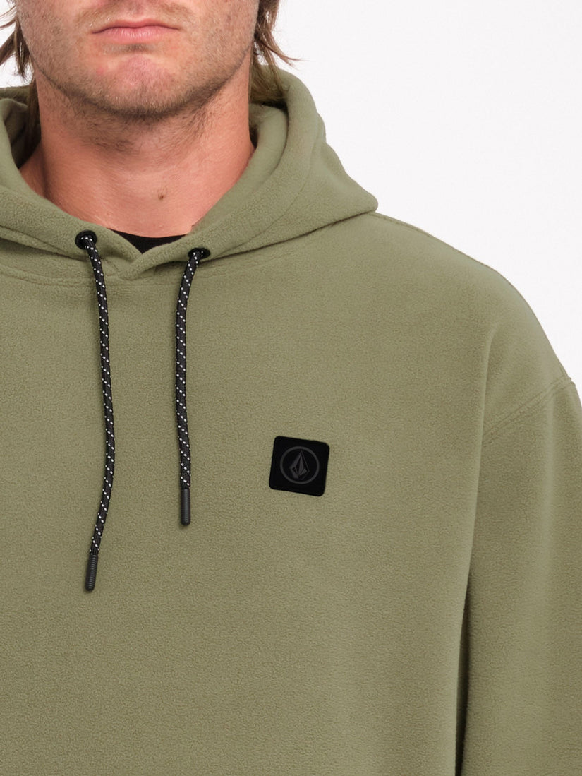 Sweat à capuche Second Trip - THYME GREEN