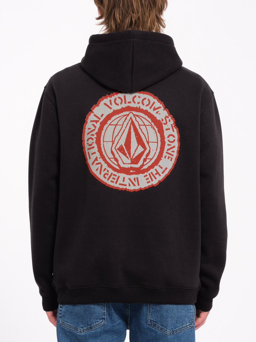 Sweat à capuche Volstoned - BLACK