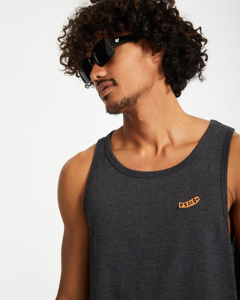 Pistol Stone Tank Top - Heather Black