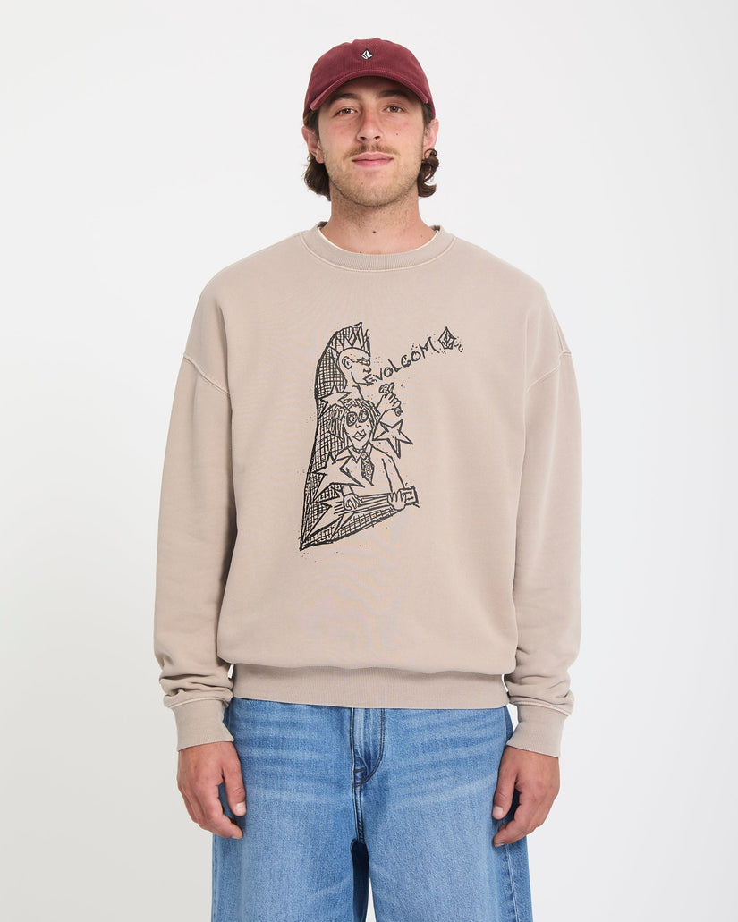 Issam Auptel Sweatshirt - Bark Brown