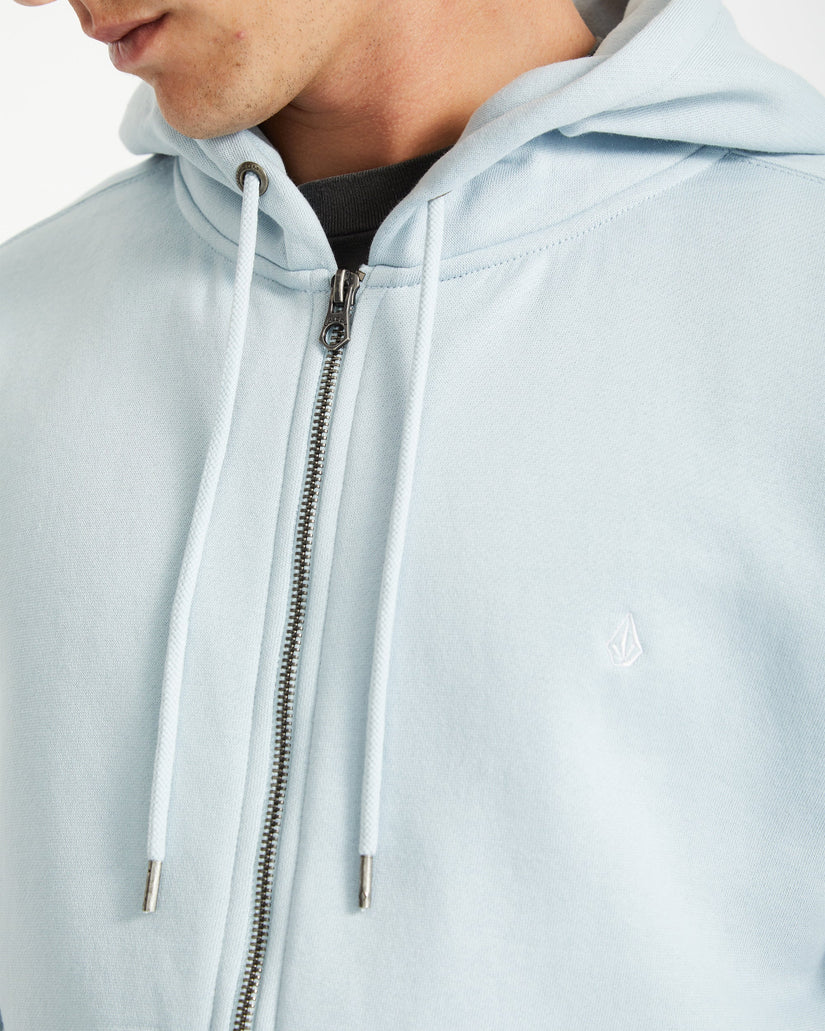 Sweat à Capuche Zippé Single Stone - CAROLINA BLUE