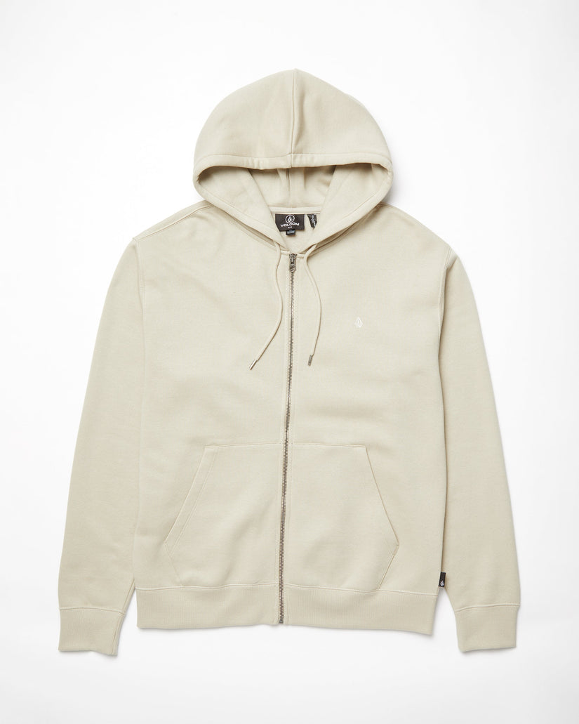 Single Stone Full Zip Kapuzenpullover - LIGHT KHAKI