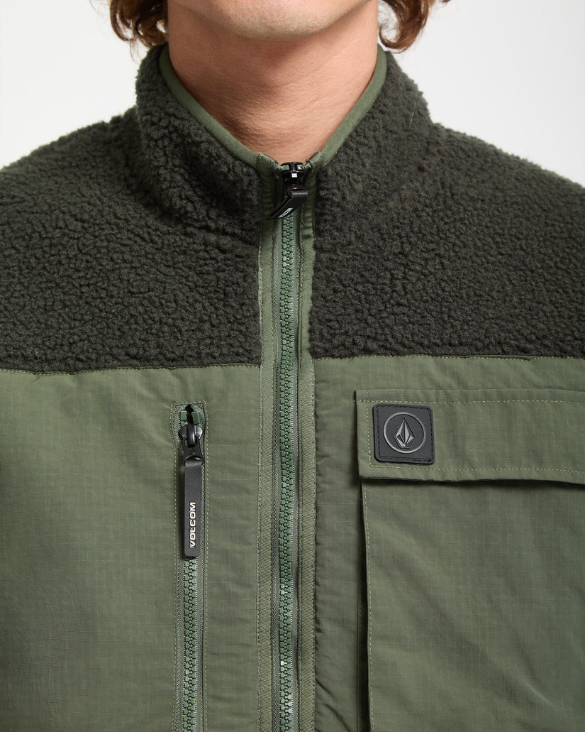 Storm Stone Zip Sweatshirt - Rinsed Black