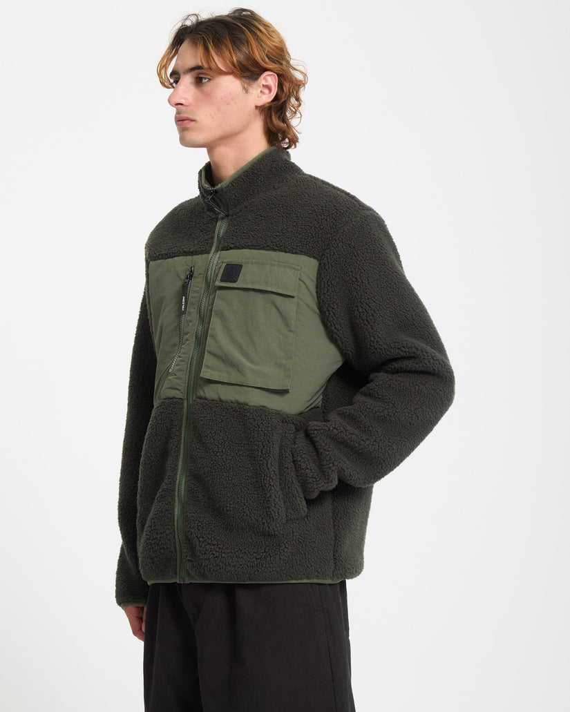 Storm Stone Zip Sweatshirt - Rinsed Black