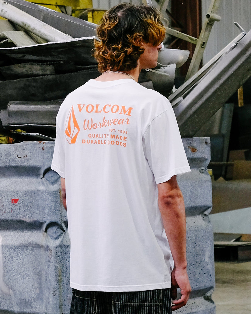 Workwear T-Shirt - White Combo